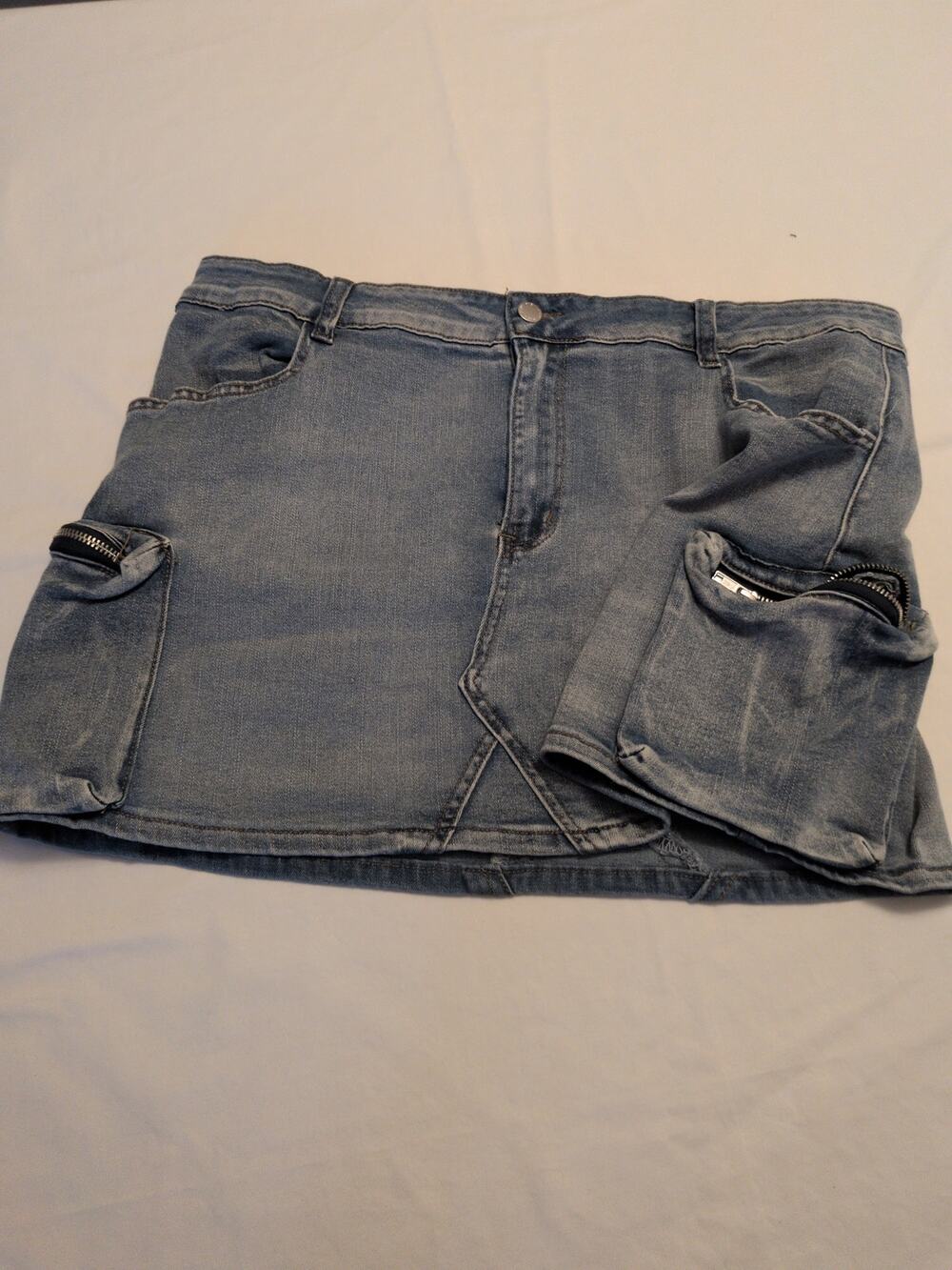 Jean Mini Skirt-3XL